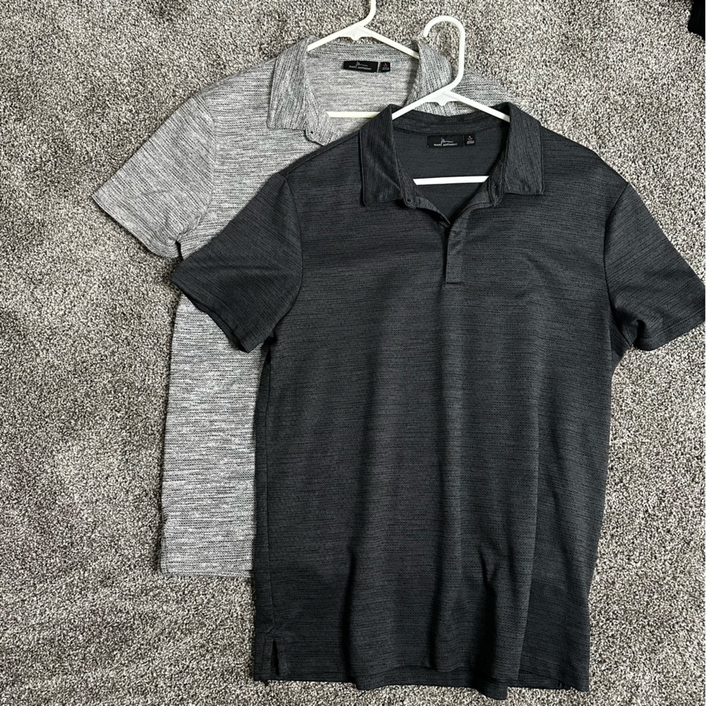Marc Anthony Polo Button Up Men's Size Large - Lot of 2